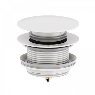 Донный клапан для ванны Wonzon & Woghand WW-SS105-MW белый матовый